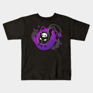 Black Cat Tamagotchi Kids T-Shirt